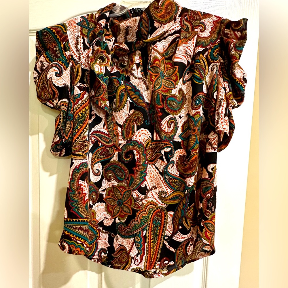 Paisley short sleeve shirt